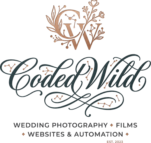 CodedWild — Wedding Photography · Films · Websites & Automation