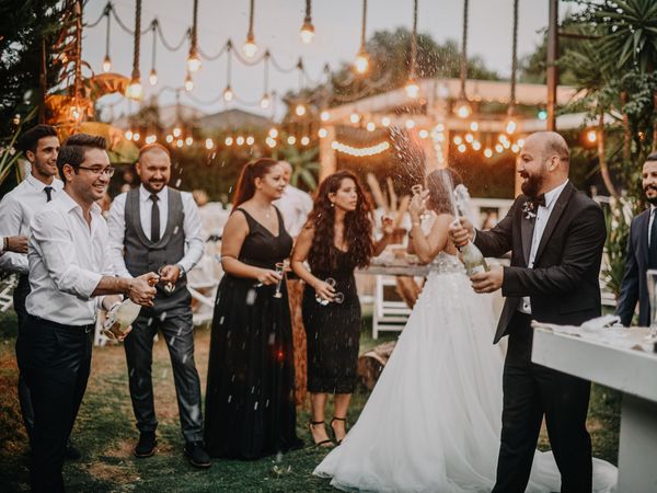 Wedding reception celebration